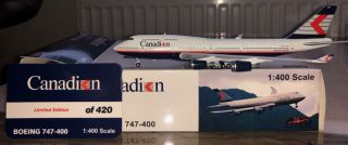 Big Bird 1:400 Canadian Airlines 747 - 400 Reg C - Fbca