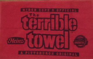 Red Heinz Pittsburgh Steelers Limited Edition Terrible Towel Only Given Employee