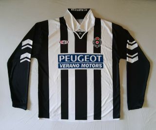 Retro Partizan Belgrade Match Worn Jersey Igor Duljaj 1999/2000 Shirt Yugoslavia