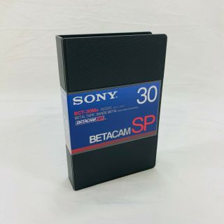 10 Sony Betacam Sp Bct - 30ma Beta Max Video Cassette Tapes
