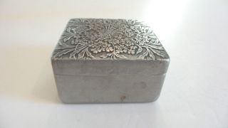 Aluminum LOV - LOR Face Powder Box,  Designed by Rene Lalique 2