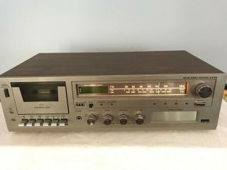 Vintage Montgomery Ward Am/fm Stereo Receiver Cassette Recorder / 8 Track Player