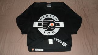Philadelphia Flyers Ccm Center Ice Fight Strap Practice Nhl Hockey Jersey 48
