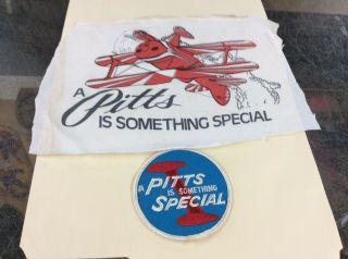 A Pitts Is Something Special Patch & Screenprint Aviation Biplane