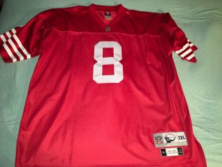 Steve Young Reebok 2xl Classic Gridiron 49ers Red Jersey Good Shape