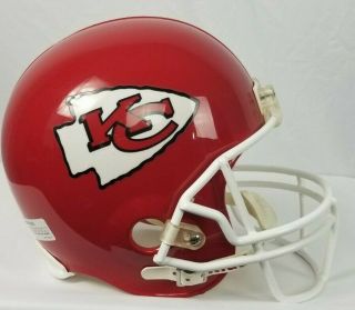 NFL Kansas City Chiefs American Football Helmet Large Display Riddell 3