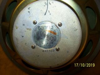 1970s Vtg SANSUI SP - 3000 Speaker 15 