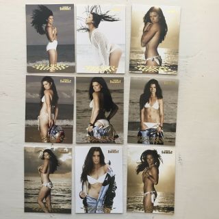 Nascar Danica Patrick 2008 Sports Illustrated Swimsuit Premier Issue 9 Card Set