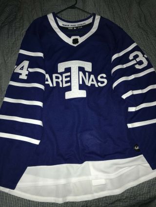Adidas Authentic Auston Matthews Toronto Maple Leafs Arenas Jersey Sz 56