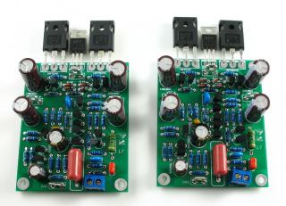 Class Ab Mosfet L7 Audio Power Amplifier Finished Boards Dual - Channel 300 - 350wx2