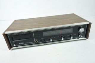 Vintage Xam Sh - 88 Solid State Am/fm Stereo Receiver Wood Finish 8 Track