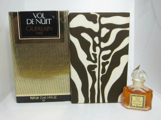 Guerlain Vol De Nuit 7.  5 Ml 0.  25 Oz Parfum Perfume Ec125