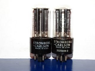 2 X 5y3gt Tung - Sol (usa) Tubes Black Plates D - Getter Stromberg Carlson