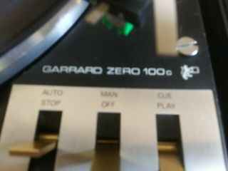Garrard Zero 100c Turntable No Dust Cover