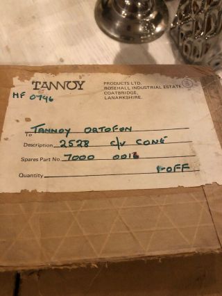 Tannoy 2528 10” Nos Factory Recone Kit 7000 - 0016 Dorset T165 Chester