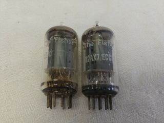 Telefunken/the Fisher West Germany 12ax7 Pair (2)