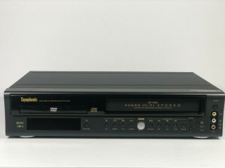 SYMPHONIC WF802 DVD VCR VHS Player w/ remote Great 2