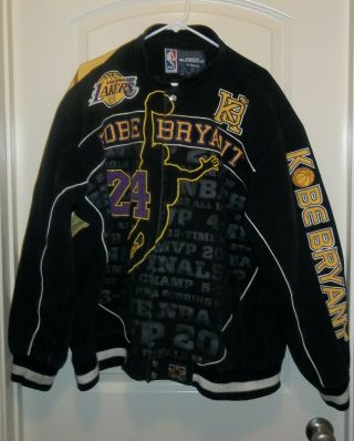 Jh Design Kobe Bryant Los Angeles Lakers Nba Jacket Sz 3xl Jeff Hamilton
