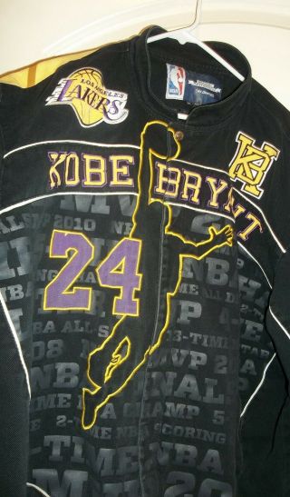 JH Design Kobe Bryant Los Angeles Lakers NBA Jacket Sz 3XL Jeff Hamilton 2