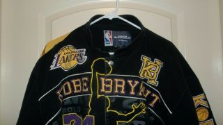 JH Design Kobe Bryant Los Angeles Lakers NBA Jacket Sz 3XL Jeff Hamilton 3