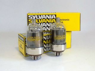 Two Old Stock In The Boxes Sylvania 6146b Rf Output Tubes