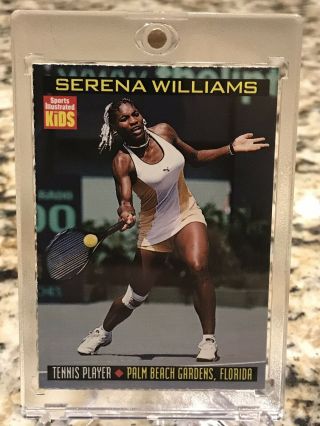 Rarest ‼️serena Williams 814 True Rookie Sports Illustrated For Kids Si Scarce