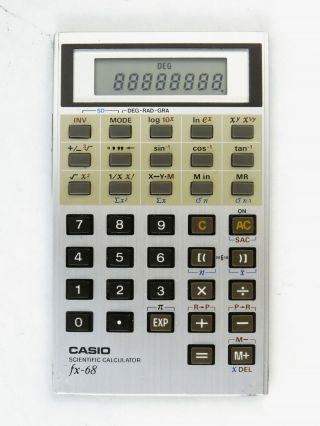 Casio Fx - 68 Credit Card Size Scientific Calculator