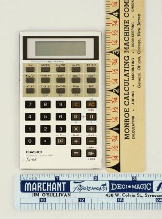Casio FX - 68 Credit Card Size Scientific Calculator 2