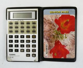 Casio FX - 68 Credit Card Size Scientific Calculator 3