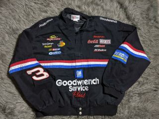 Chase Authentics Nascar Dale Earnhardt Sr Racing Jacket Goodwrench Sponsors 3xl