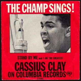Cassius Clay Champ Sings Stand By Me I Am Greatest Vinyl 7 Ep 45 Muhammad Ali Og