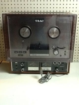 Teac A - 4010s Reel To Reel Tape Deck W Dust Cover