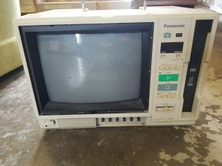Panasonic Ag - 500 - R 10 " Tv/vcr Combo Portable - Does Not Play