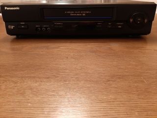 Panasonic PV - V4611 Omnivision VHS W/ 4 Head Hi - Fi Stereo - And 2