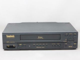 SYMPHONIC SL240C VCR VHS Player/Recorder Great 3