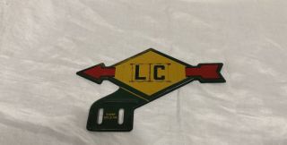 Vintage Gas & Oil Advertising Sunoco License Plate Topper