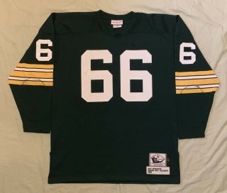 Authentic Mitchell & Ness - 1966 Ray Nitschke - Green Bay Packers - Home Jersey - 48/xl