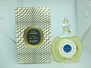 Guerlain Vol De Nuit 50 Ml 1.  6 Oz Eau De Cologne Edc Perfume 19dec76 - T