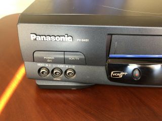 Panasonic Omnivision PV - 9451 VCR VHS Player Video Recorder 4 Head With Remote 3