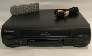 Panasonic Omnivison Pv - V4022 - A 4 Head Video Cassette Recorder Vcr Vhs Player