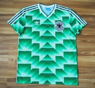 Size M Germany Deutschland Retro Replicas Football Shirt 1988 - 1989 - 1990 Jersey