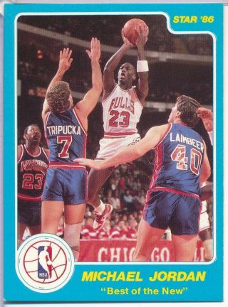 1986 - 87 Star Best Of The Michael Jordan Evidence Of Trimming V9222