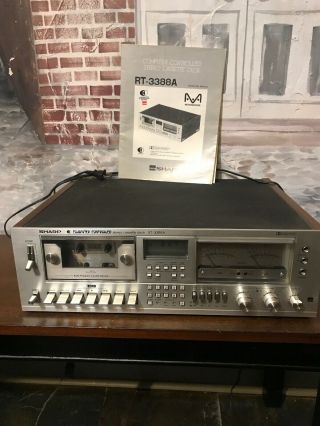 Sharp Rt - 3388a Computer Controlled Stereo Cassette Deck: Parts