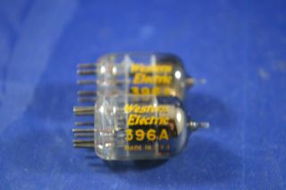 (1) Match Strong Testing Western Electric 396A Audio Type Vacuum Tubes 2