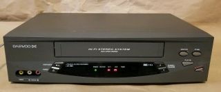 Daewoo Dv - T8dn 4 Head Hi - Fi Vcr Video Cassette Recorder Vhs Player -