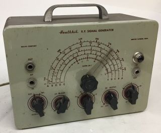 Heathkit Sg - 7 Rf R.  F.  Signal Generator 1950 
