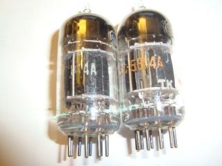 One Matched Heavy Duty 5814a Tubes,  Rca,  Black Plate,  Ratings 100/105
