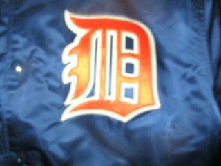 Orig 1980 ' s DETROIT TIGERS Road Satin Warm Up Jacket XL By Starter Gorgeous 3