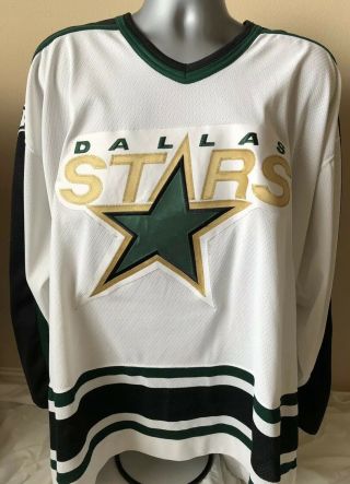 Vintage Made In Canada Ccm Air Knit Dallas Stars Hockey Jersey Men Size Xxl Euc