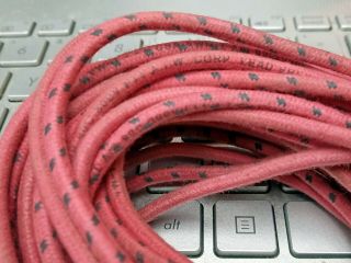 4 meter twisted Western Electric 14 GA KS13385L - 1 cloth covered stranded wire 2